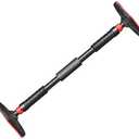 Pull-Up Bars AGYH Portable Steel Horizontal Bar, 70-95cm/27.55-37.4in Adjustable Upper Body Exercise Bar, Easy to Install Without Screws, Safe Load 300KG