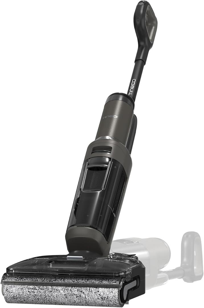 Tineco Floor ONE i6 Stretch Wet Dry Vacuum Cleaner, Vacuum & Mop All in One, 20kpa Powerful Suction, Up to 40 Minutes Runtime, 180° Lay-Flat, Anti-Tangle Design, Full-Path Self-Cleaning&185℉ Flashdry
