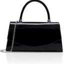 Larcenciel Women's Evening Handbags, Glitter Top Handle Evening Clutch Purse w/Chain for Party Prom Wedding Cocktail Club