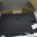 S-Shaped 5-Tier Bookshelf, 58.1-Inch Tall Bookcase with Anti-Tip Kit, Open Display Shelf for Living Room, Office, Bedroom Storage, Black MSJ01BB