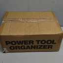 Power Tool Organizer for Tool Storage, Drill Holder Wall Mount with Screwdriver Organizer, Tool Holder for Garage Wall Organization, Heavy Duty Metal Tool Shelf with Battery Holder (3 shelves 7 slots)