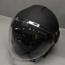 TRIANGLE Motorcycle Helmets Full Face Motorcycle Helmet for Men & Women with Tinted and Clear Visor Meet Dot Approved (Large, Matte Black)