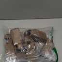 Adjustable Furniture Risers,4Pack Adjustable Bed Risers with Screw Clamp - Heavy Duty Sofa Tables Furniture Risers Fit for Square/Round Furniture Leg Diameter 0.8''-1.6'' (4Inch Brown)