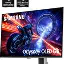 Samsung 27 Odyssey OLED G6 G60SF QHD QD-OLED Gaming Monitor, 500Hz Refresh Rate, 0.03ms (GtG) Response Time, G-Sync Compatible, VESA DisplayHDR TrueBlack 500, LS27FG602SNXZA, 2025