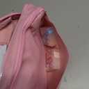 Crtiin 74 Pcs Kawaii Cherry Blossom Stationery Set Japanese Kawaii Pencil Bag Mechanical Pencil Cherry Erasers Pencil Refill and Stickers for Office Party Favors(Pink)