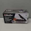 Mueller Pro-Series 10-in-1, 8 Blade Stainless Steel Multi Vegetable Chopper And Mandoline Slicer, Kitchen Tools and Gadgets, Food and Veggie Chopper, Mincer, Dicer, French Fry Cutter, Black