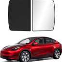 Econour Tesla Model Y Roof Sunshade, Panoramic Roof Window Insulation UV Rays Protection Sun Shade for 2020 2021 2022 2023 Tesla Model Y Accessories