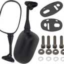 Motorcycle Rearview Side Mirror for Honda CBR600RR 2003-2012 CBR1000RR 2004-2006 / CBR600 CBR600F4i 2001-2007 / VTR1000 1998-2006 Black OEM Stock Style Racing Mirrors - Left Right Set