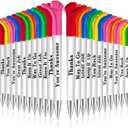 Woanger 24 Pieces Inspirational Quotes Thumbs up Pens Thank You Christmas Gifts Bulk Employee Appreciation Motivational Ballpoint Pen for Xmas Gift Student Teacher Nurse Coworker