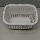 Hanging Plastic Storage Basket, Small Hanging Organizer For Bathroom, Kitchen, Dorm Room, Wall Mounted