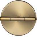 2-Light Modern Track Lighting Kit,Matte Brass Pivot Light Head, Flush Mount Adjustable Ceiling Light Spotlights for Bedroom,Living Room,Dining Room, Hallway,E26 Bulb Not Included