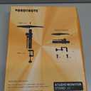 Vondynote Set of 2 Desktop Clamp Speaker Stands Short Studio Monitor Stands Height Adjustable