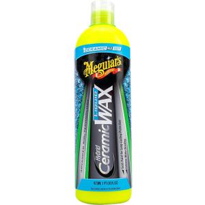Meguiar's Hybrid Ceramic Liquid Wax, Shield Your Paint with a Residue-Free Liquid Car Wax with Advanced SiO2 Hybrid Technology and Long-Lasting Water-Beading Protection, 16 Oz Bottle