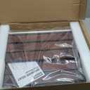 Upgraded 20" ADA Compliant Folding Teak Shower Seat Wall Mounted - Larger Teak Shower Bench, Home Care Folding Shower Seat for Inside Shower, Wall Mount Shower Chair Shower Stool, Max Load 400lb (20*17*11 Inch)