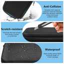 Carrying Case for Nintendo Switch 2 Accessories, Hard Shell Travel Protective Storage Holder Compatible with Switch 2 Console, Holds Charger, Cables & 12 Game Cards, with Screen Protector & Thumb Grips