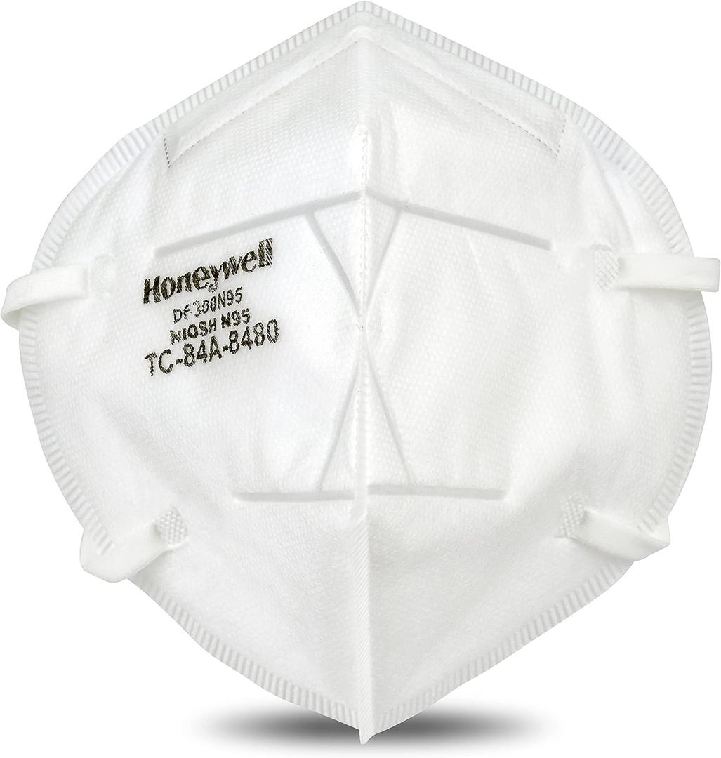 Honeywell Safety NIOSH-Approved N95 DF300 Flatfold Respirator, 20-pack (RAP-74038), White,One Size Fits All