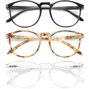 IBOANN Iconic Blue Light Glasses for Woman - Computer Glasses up to 99% Blue Light Blocking - Anti Eyestrain & UV Glare