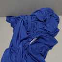 SuperO Waterproof Spandex Table Cover for 8FT Table Universal Fitted Stretch Tablecloth for Party, Banquet, Wedding and Events-Royal Blue (96" x 30" (Rectangular))