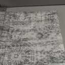 Runner Rug 2'x8' Washable Non-Slip Runner Rugs for Kitchen Bathroom Laundry Room Grey Vintage Floor Carpet Runners for Hallway Entryway