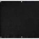 Amazon Basics Privacy Screen Fence for Outdoor Patios, Pools, Balconies, Weather-Resistant, 3 x 10 ft, Black, 1-Pack