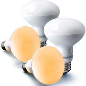 4 Pack 75 Watt Heat Bulbs for Reptiles-Basking Light for Bearded Dragon,UVA Reptile Basking Bulb,Reptile Heat Bulb Simulating Natural Sunlight,Ideal for Turtles,Iguanas,Lizard,Incandescent light bulbs