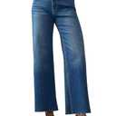 KUNMI Jeans for Women Wide Leg Baggy High Waist Boyfriends Straight Leg Stretchy Denim Pants Trendy Fall 2024. Size 12.