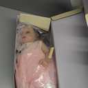 BABESIDE Lifelike Reborn Baby Dolls Dara - 20 Inch Realistic-Newborn Baby Doll Brown Hair Girl Handmade Real Life Baby Dolls with Clothes and Toy Accessories Gift for Kids Age 3+