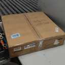 PPAMAPIC Round End Table, 2 Tier Side Table with Storage Shelf, Nightstand Accent Table for Living Room Bedroom Small Space, Golden Metal Frame, 19.7" D x 23.6" H, Rustic Brown