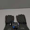 MCTi Waterproof Mens Ski Gloves Winter Warm 3M Thinsulate Snowboard Snowmobile Cold Weather Gloves Size medium, Grey