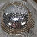 16-Inch Large Disco Ball Big Hanging Mirror Ball Disco Ball Decor for Disco Party Decorations, Weddings, Events, Disco Christmas Decor, and Home Celebration