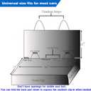 Bench Car Seat Cover Protector - Waterproof, Heavy-Duty and Nonslip Pet Car Seat Cover for Dogs with Universal Size Fits for Vehicles, Trucks & SUVs(TAN)