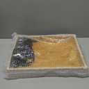 Wooden Snack Trays with Strap 15 x 11 x 2 Inch Movie Night Party Serving Trays Usherette Popcorn Drink Beverage Carrier for 20's Theme Costume Carnival Valentines St. Patricks Day Prop(White)