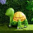 6 Pcs Giant Turtle Balloon 4D Walking Tortoise Inflatable Balloons Animal Standing Foil Balloons Birthday Party Supplies for Circus Forest Zoo Wildlife Theme Party Decorations