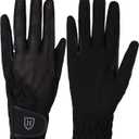 Harrison Howard Womens Horse Riding Mesh Gloves Comfortable Grip for Gardening, Running or Cycling Lightweight Gloves, Size Large