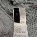 SOLY HUX Women's Short Sleeve Bodycon Sweater Dress Cable Knit Ruffle Party Mini Dresses (Medium, Pure Grey)