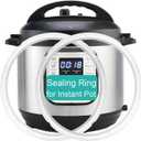 2-Pack Sealing Ring 3 Quart for Instant Pot, BPA-Free Sealing Ring Replacement Parts for InstantPot 3QT, Food-grade Gasket for Instantpot Mini 3 Qt, Seal Accessories for Instant Pot