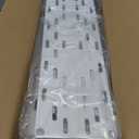 SPACEKEEPER Slim Rolling Storage Cart, 3 Tier Bathroom Storage Organizer Laundry Room Utility Cart Mobile Shelving Unit, Multi-Purpose for Kitchen Office Bathroom Laundry Narrow Places, White