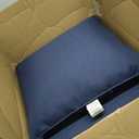 Outdoor Chair Cushions, Waterproof & Fade Resistant Patio Cushions 24 x 24 x 5.75 In, Navy Blue, Removable Cover, For Patio Furniture, Lawn, Garden, Deck, Yard, Stay in Place with Ties (1 Pack)