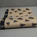 Baccessor Christmas Kitchen Rugs Set of 2, Black Christmas Trees Kitchen Mats for Floor Hallway Laundry Sink Low-Profile Winter Holiday Home Decor 17x29 and 17x47 Inch