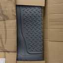 Motor Trend FlexTough Performance All Weather Rubber Car Floor Mats with Cargo Liner Full Set Front & Rear Odorless Floor Mats for Cars Truck SUV, BPA-Free Automotive Floor Mats (Gray)