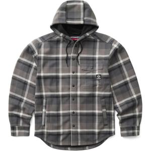 Wolverine Men's Bucksaw II Hooded Shirtjack Ext (Gray, L)