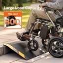 32x12 Portable Threshold Ramp with Reflective Strips 800lbs