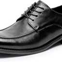 Men’s Lace-Up Oxfords, Leather Dress Shoes for Business, Size 41