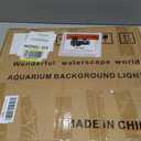 Aquarium Backlight Screen-Fish Tank Background Light,for Rimless Aquarium,Ultra-Thin 6mm Gradient Colors Panel, RGB Series, Size: 35.4W×17.7H in(90x45cm)