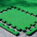 GAIARENA Outdoor Indoor Rug Turf Mat Doormat for Patio/Porch/Golf Simulator/Exercise/Fitness/Flooring, 75.6 x 49.6 in (6.3 x 4.13ft, 0.71 in Thick)