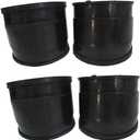 4-Pack Carburetor Air Intake Insulator Boots Adapter 16211-300-030 Replacement for Honda CB750 1970-1974 CB750F Super Sport CB750K 750 1975-1976
