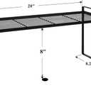 Cabinet Shelf, 20" Kitchen Counter Shelf, Metal Wire Stackable Cupboard Spice Rack, Space Saving Countertop Orgainzer and Storage Rack Shelves for Kitchen Pantry Bathroom