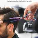 ULG Hair Thinning Scissors Professional Barbers Texturizing Teeth Shears for Hairdressing, Salon and Home Use Thinning Shears for Hair Cutting, Made of Japanese Stainless Steel, 6.5 inch