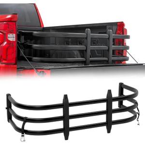 Truck Bed Extender for 2021-2025 Ford Maverick | 2021-2025 Ranger | 2004-2018 Colorado | 2004-2012 Canyon | Aluminum Retractable Tailgate Extender | Adjustable Length | Drill Required