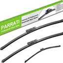 PARRATI Windshield Wipers for Ford Escape 2013-2019,28"+28" Front and 11" Rear,OEM Replacement Wiper Blades,Quiet & Streak-Free(Set of 3)